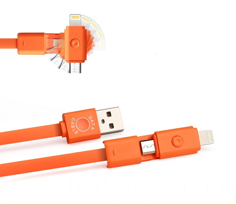 Un double câble USB A Double Usb Cable